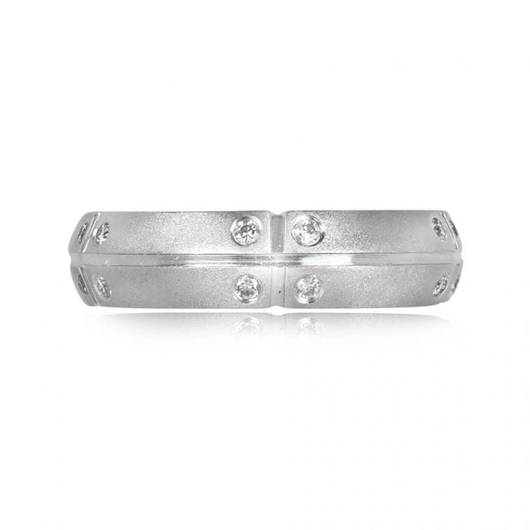 Tiffany Wedding Band, Matte Finish. 4.8mm