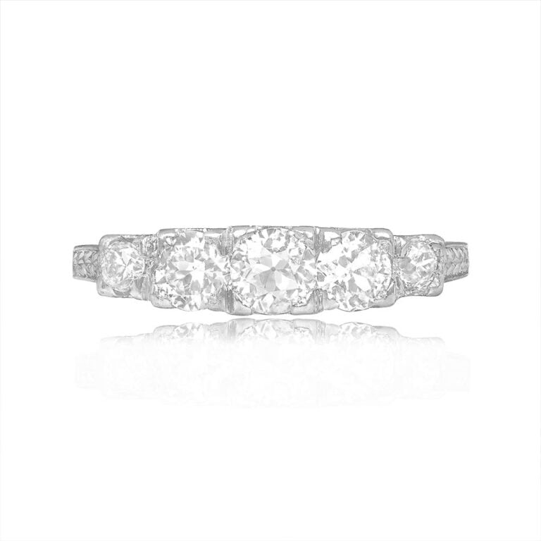 5 Stone Westmere Ring. Circa 1930, Vintage, Art Deco Era