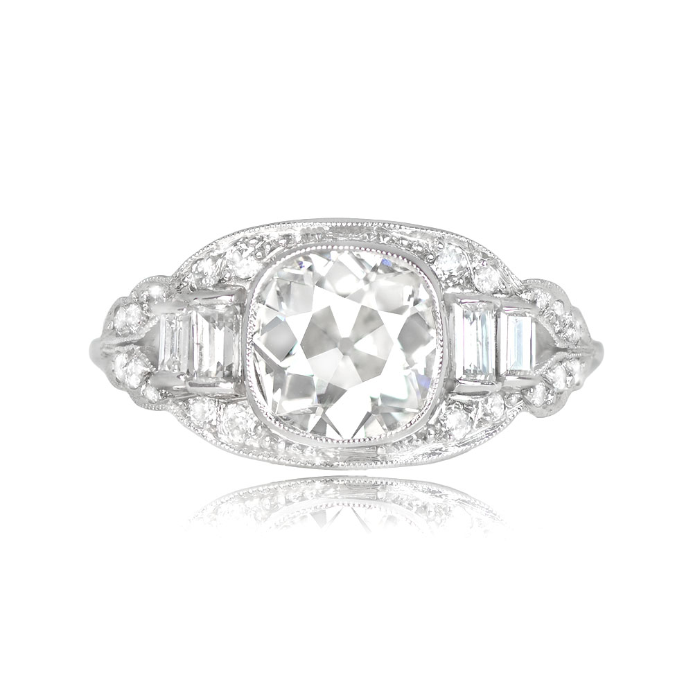 Antique Cushion Cut Ring Estate Diamond Jewelry