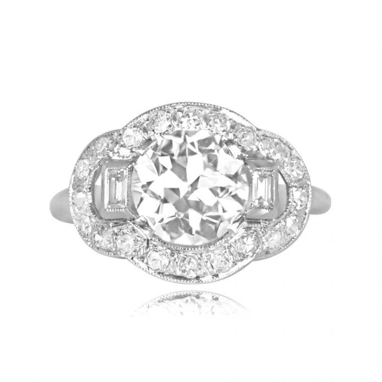 1.84ct Hewitt Ring. Circa 1935, Antique, Art Deco Era