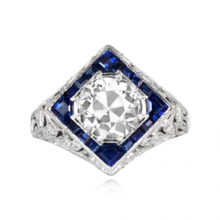 1.69ct Belwood Ring. Circa 1925, Antique, Art Deco Era
