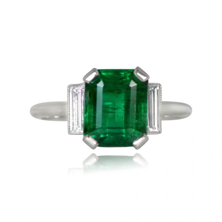 2.84ct Emerald Hazelton Ring