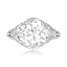 Edwardian 5.03ct Old European Diamond Ring - Hampshire Ring 14617 TV