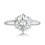 Riviera Ring with Round Brilliant Cut Diamond Engagement Ring 14668-TV-1000PX