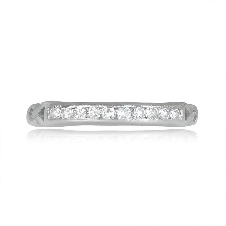 Vintage Platinum and Diamond Delmont Band