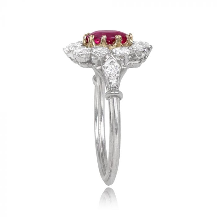 Three-Stone Ruby Ring - Adelaide Ring