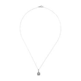 Round Brilliant center Diamond halo Chesapeake Pendant DYL57 FTV
