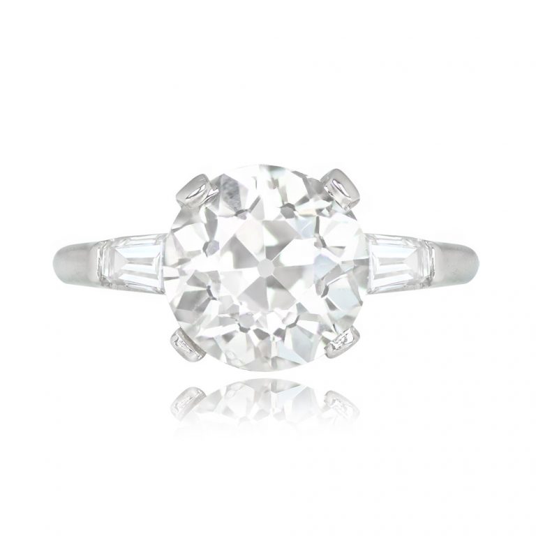 GIA 4.24ct Diamond Hartford Ring. Circa 1970, Vintage
