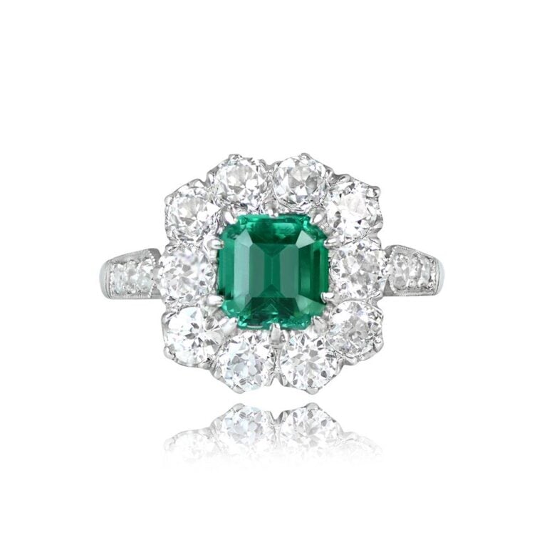 0.97ct Smyrna Ring, Colombian, No Oil
