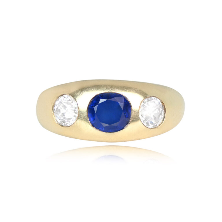 1.20ct Vintage Estate Sapphire Celano Ring, Circa 1950