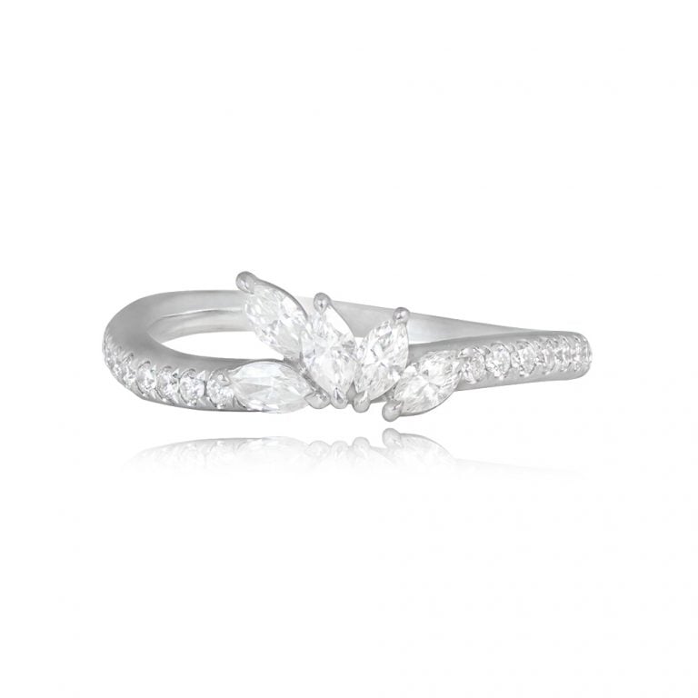White Gold and Diamond Shoreview Band