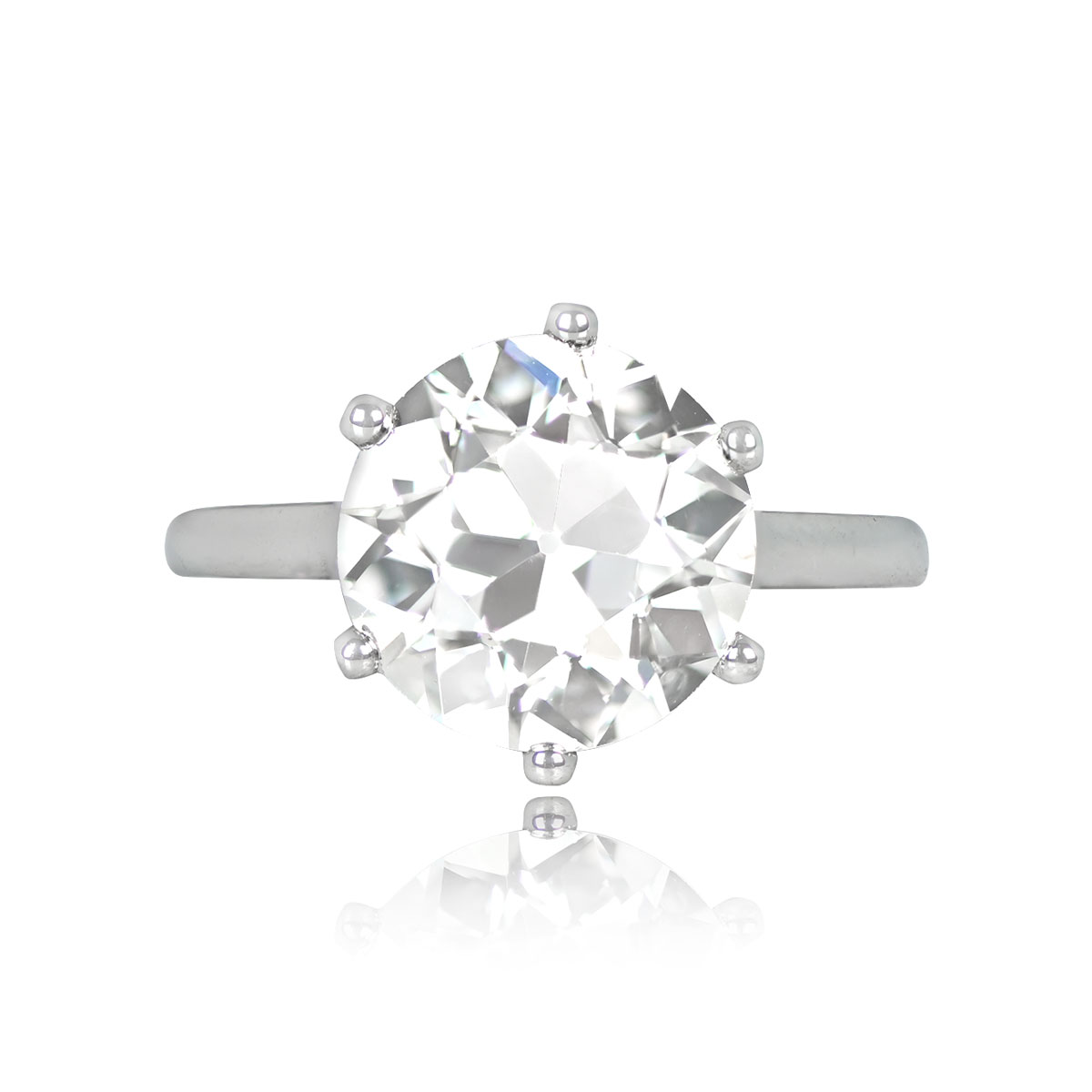 Mid-Century-4-Carat-Diamond-Engagement-Ring-167RJ-TV-1500PX Mid Century 4 Carat Diamond Engagement Ring 167RJ-TV