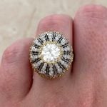 Buccellati Ring centering a 2.01-carat old European cut diamond