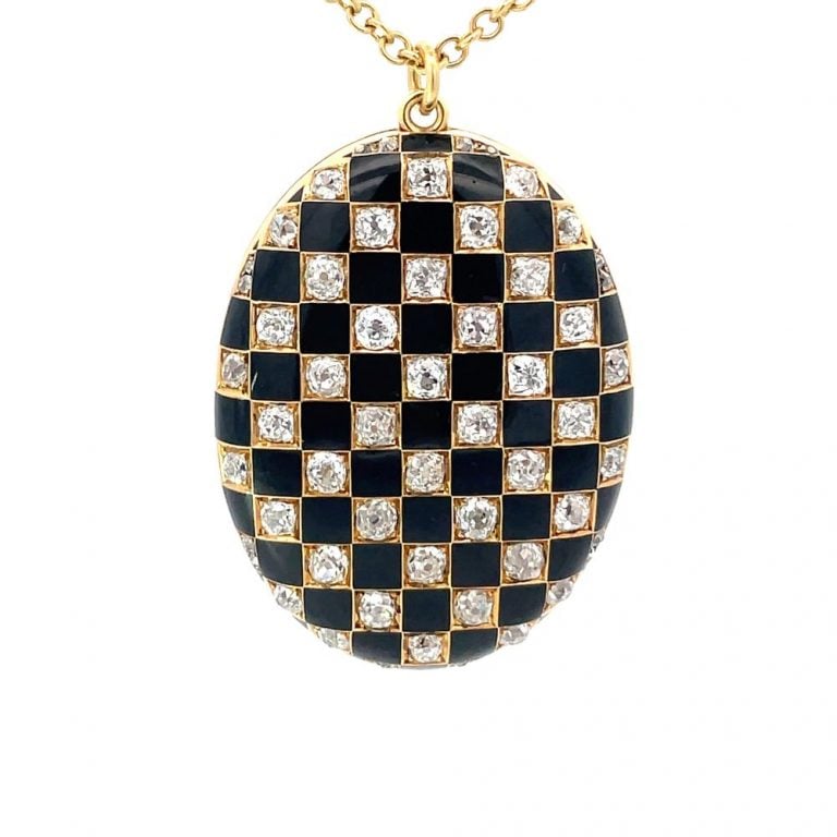 Granby Locket Pendant. Circa 1880, Antique, Victorian Era.