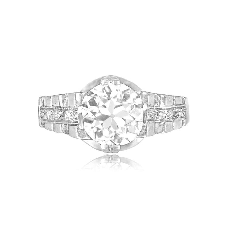 Art Deco Era 2.27ct Diamond Wellsboro Ring, Circa 1925