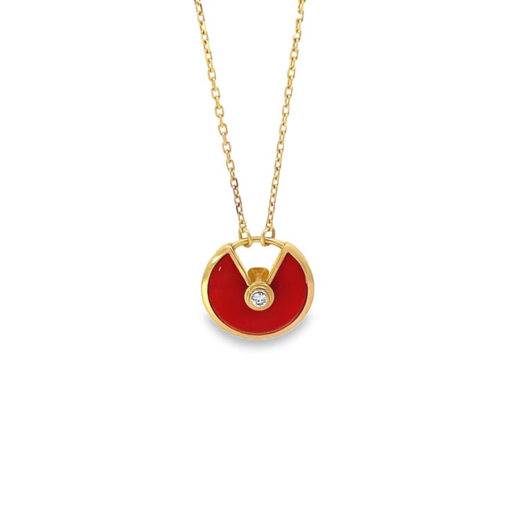 Amulette De Cartier Cornelian Necklace