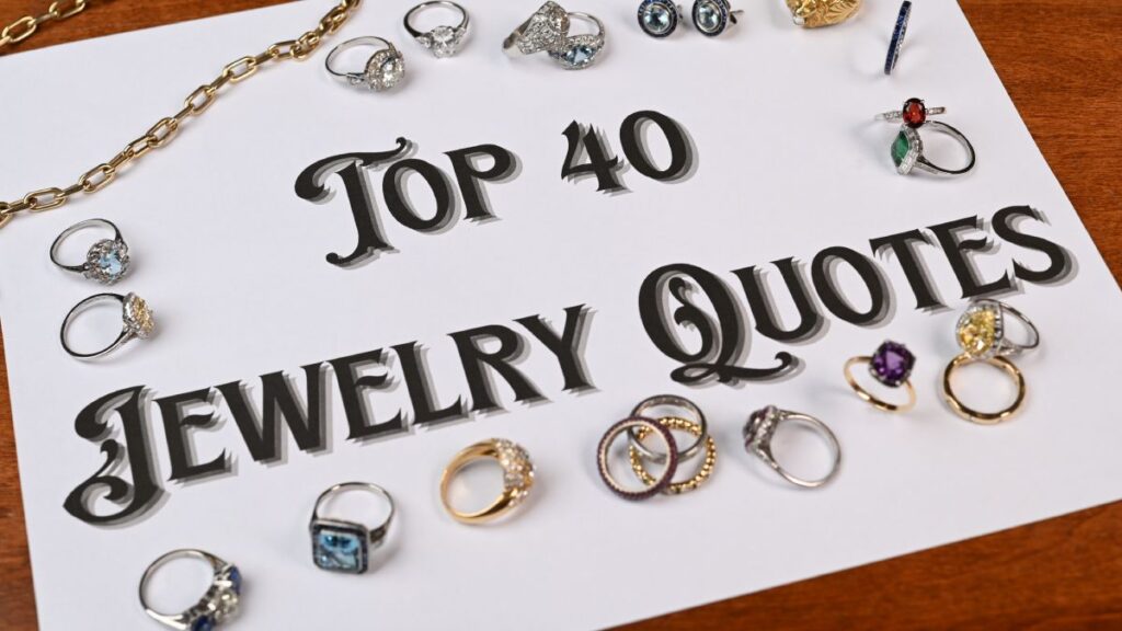 Jewelry Quotes Paper with jewelry all around