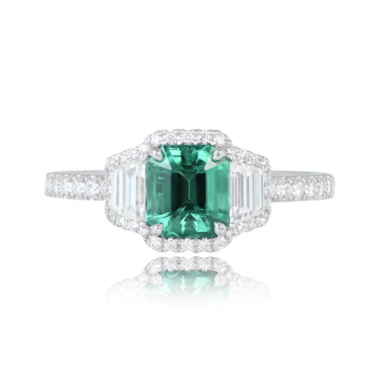 0.96ct Emerald Colombian No Oil Ring