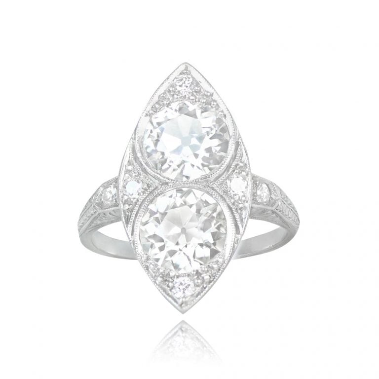 Hinton Ring. Circa 1920, Antique, Art Deco Era.