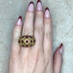Schlumberger Vintage Ring with red rubies