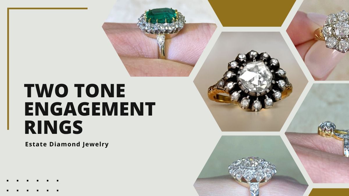 Two Tone Engagement Rings Featured Image Inforgraphic