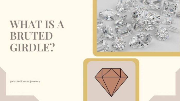 A Frosted or Polished Girdle? - Estate Diamond Jewelry