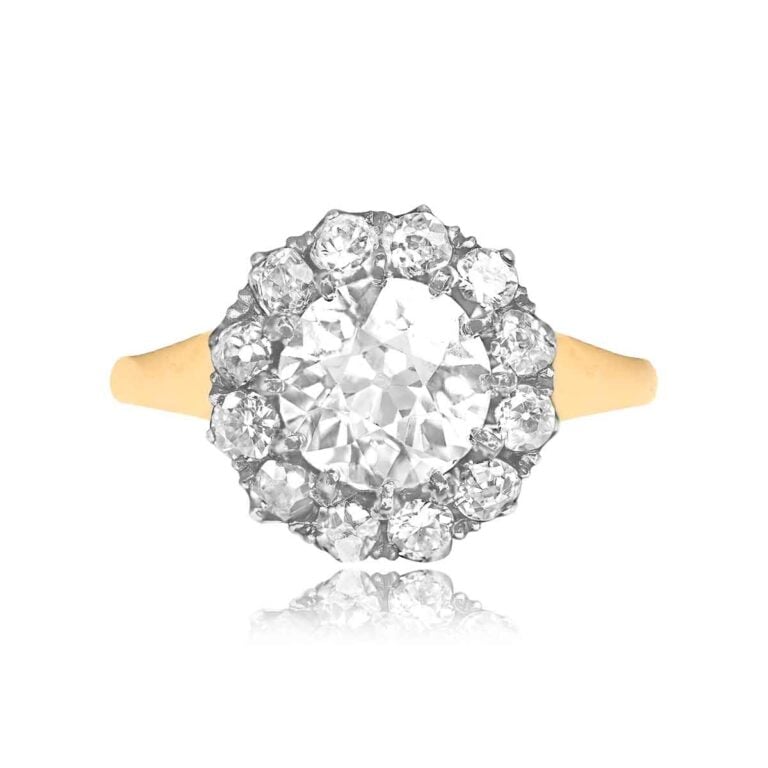1.30ct Antique Diamond Cluster Cranbrook Ring