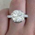 snowlake engagement ring circa 1920 from the art deco era