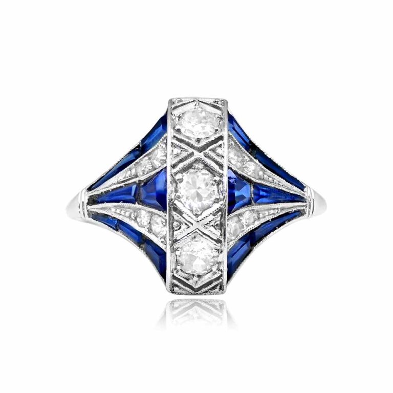 Genin Ring. Circa 1920 (Antique, Art Deco Era)