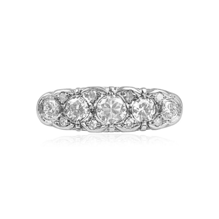 Antique Art Tadoule Engagement Ring. Circa 1920