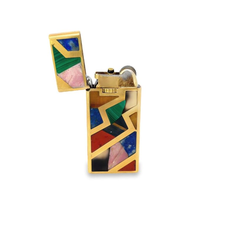 Vintage Mosaic Gemstone Lighter