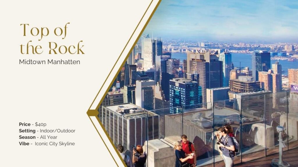 view from top of the rock nyc