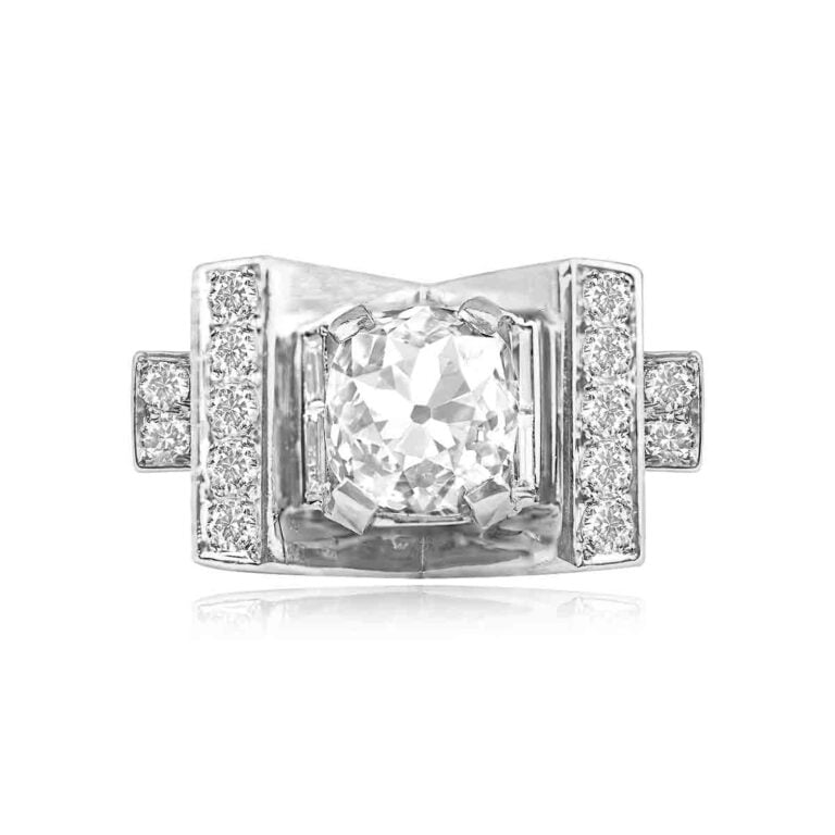 Vintage 3.05ct Mauboussin Ring. Retro Era, Circa 1945