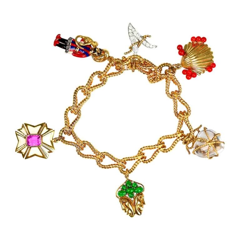 Vintage Verdura Charm Bracelet