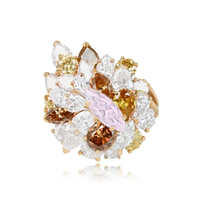 Oscar Heyman Colored Diamond Ring