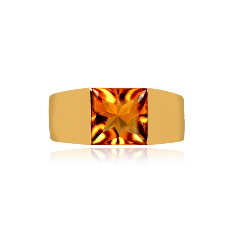 Cartier 18k Yellow Gold Engagement Ring