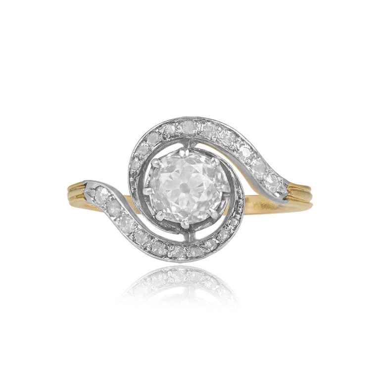 Antique French Edwardian 0.85ct Diamond Melina Ring