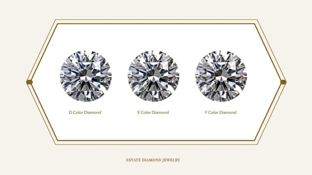 graph depicting d color e color f color diamonds