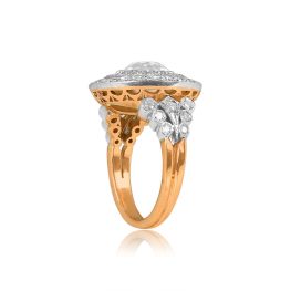 2.04ct Diamond with a Double diamond Halo Jayton Ring 15071