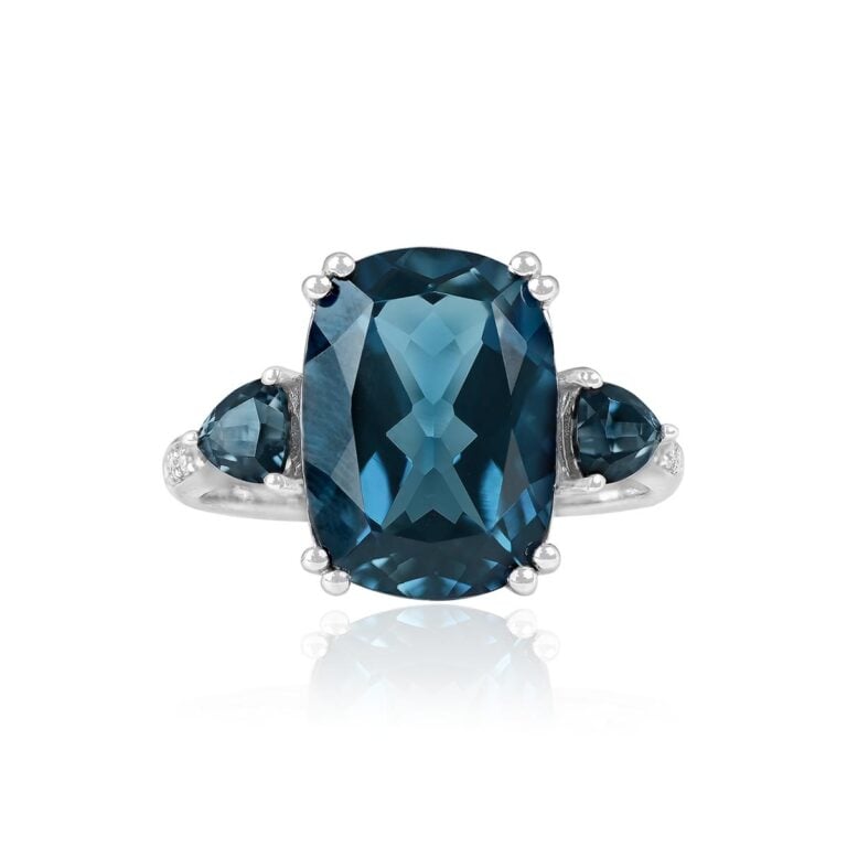 8.13ct Topaz 14k White Gold Dakota Ring