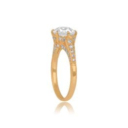 1.82 carat Old European Cut Diamond 18k Yellow Gold Aska Ring 15152