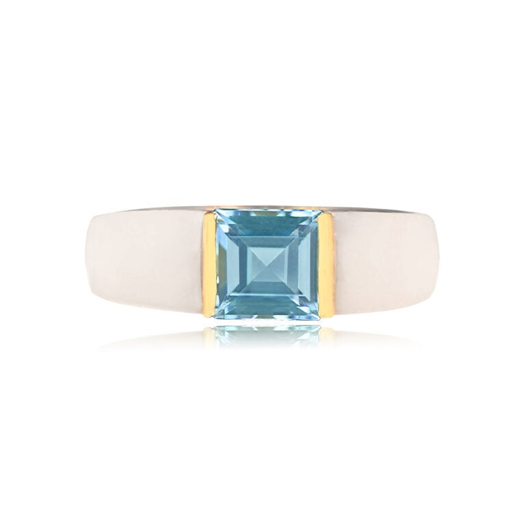 Van Cleef and Arpels 1.54ct Aquamarine Ring