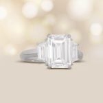 Cartier GIA Certified 3.04ct Emerald Cut Diamond Ring HER127 artistic photo