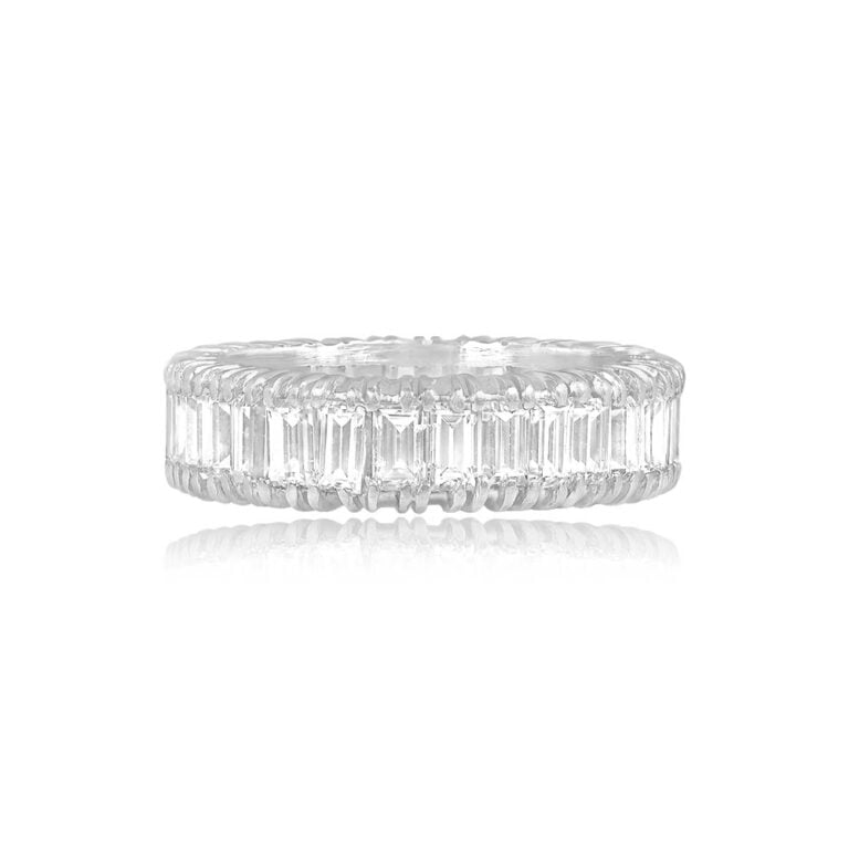2.00ct Baguette-Cut Diamond Eternity Wedding Band. Ravena Band