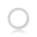 Side View Cartier Platinum Love Band 15433