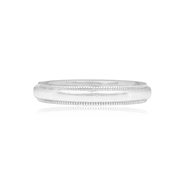 Tiffany Platinum Wedding Band. 3mm
