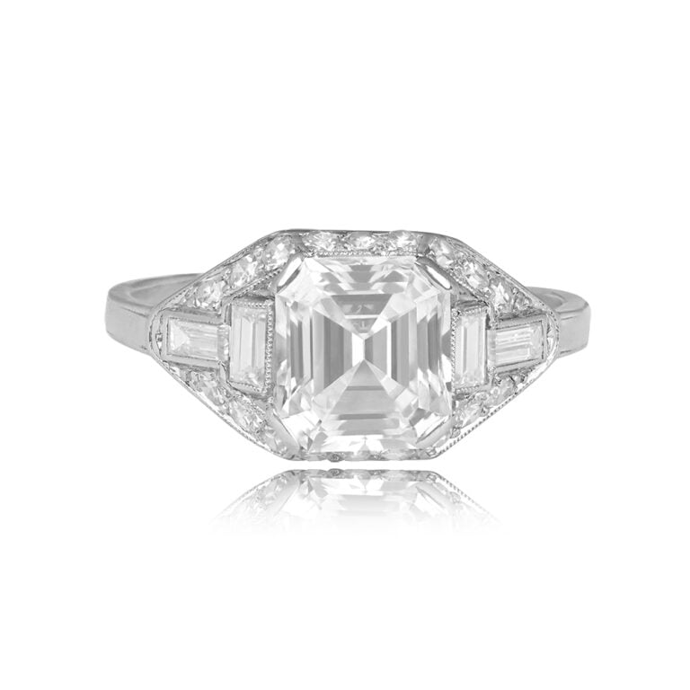 GIA-Certified 2.09ct Cartier Diamond Engagement Ring