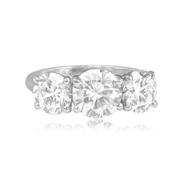 Three-Stone Diamond Engagement Ring