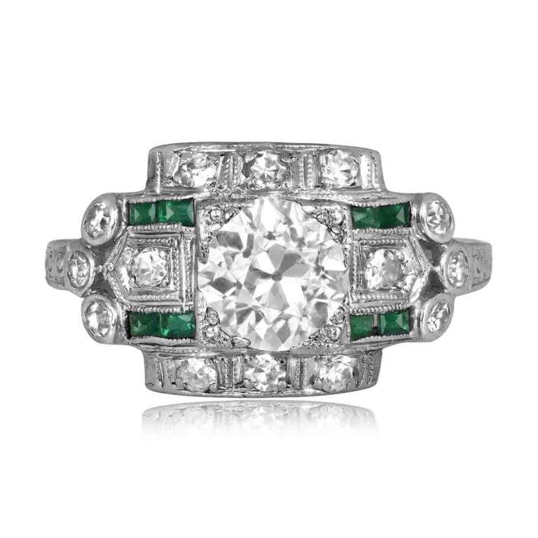 Antique GIA-Certified 1.01ct Aldoma Ring, Circa 1925