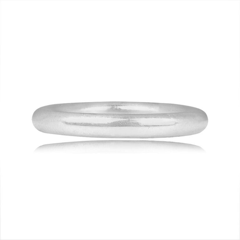 Tiffany Platinum Wedding Band. 2.6mm